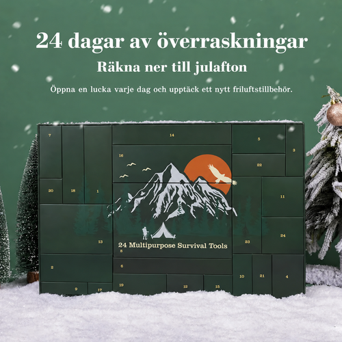 Äventyrskalender – 24 överlevnadsverktyg