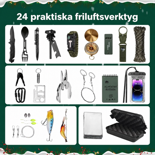 Äventyrskalender – 24 överlevnadsverktyg